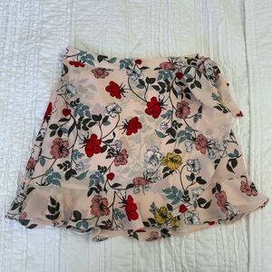 Jack by BB Dakota Pink Floral Skirt